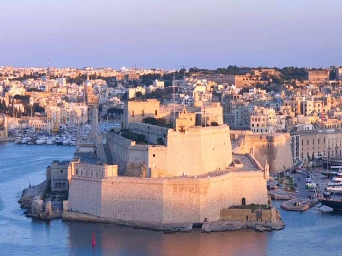 panorama Valetty podczas weekendowego wypadu na Maltę