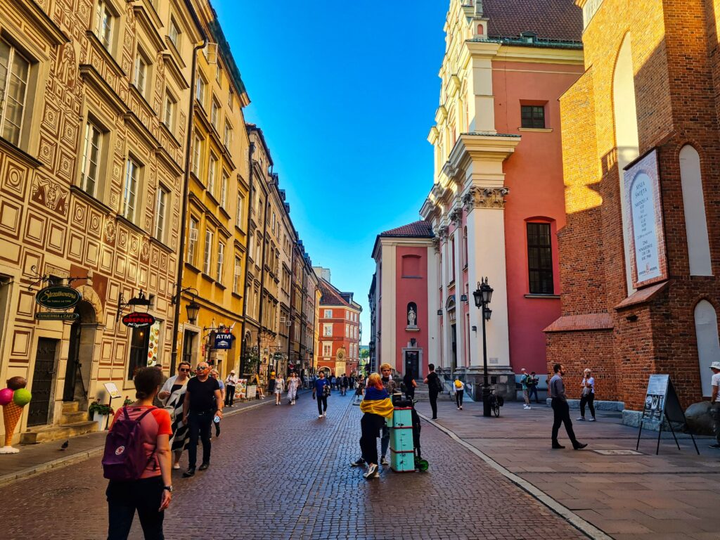 zdjęcie ze spaceru po Starym Mieście w Warszawie