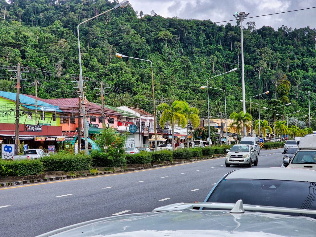 seaside resort Khao Lak during journey to Thailand