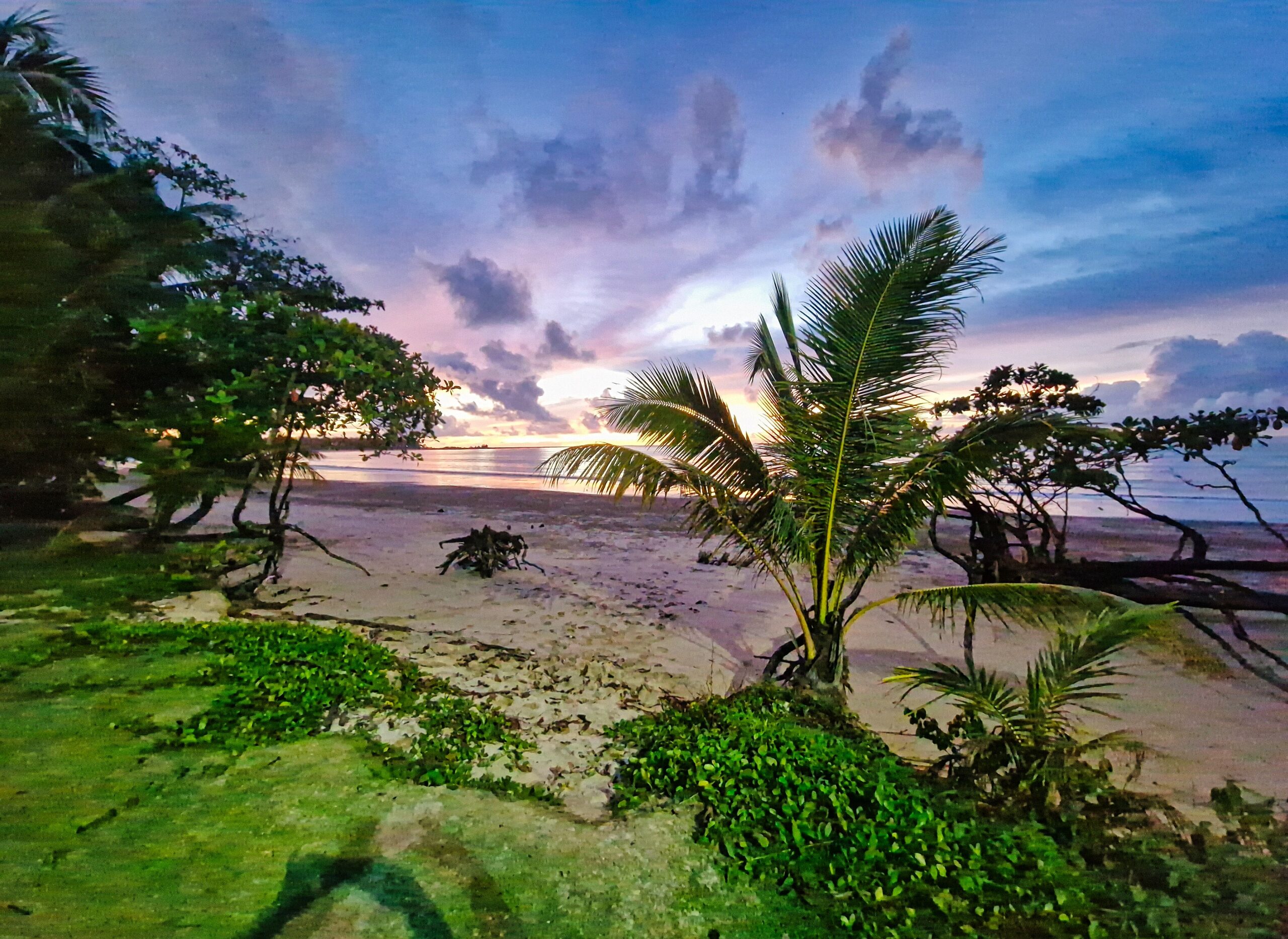 sunset at the beach of the Kantary Beach Khao Lak hotel in Thailand