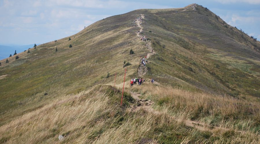 Połonina Caryńska to jeden z wyższych szczytów w Bieszczadach, z którego roziąga się panorama także na słowackie i ukraińskie Bieszczady; szczyt ten znajduje się na terenie Bieszczadzkiego Parku Narodowego