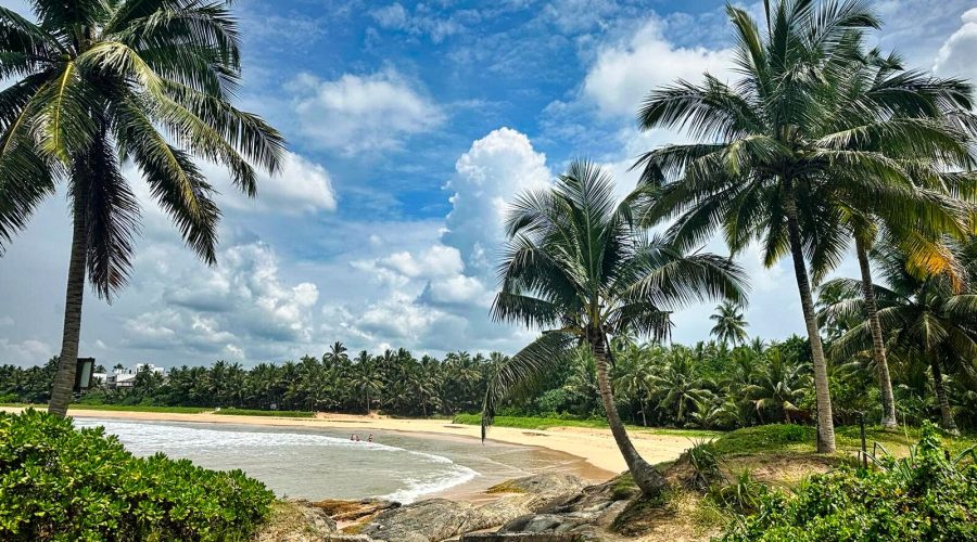 malownicza plaża na Sri Lance podczas podróży do tej "Perły Oceanu Indyjskiego"